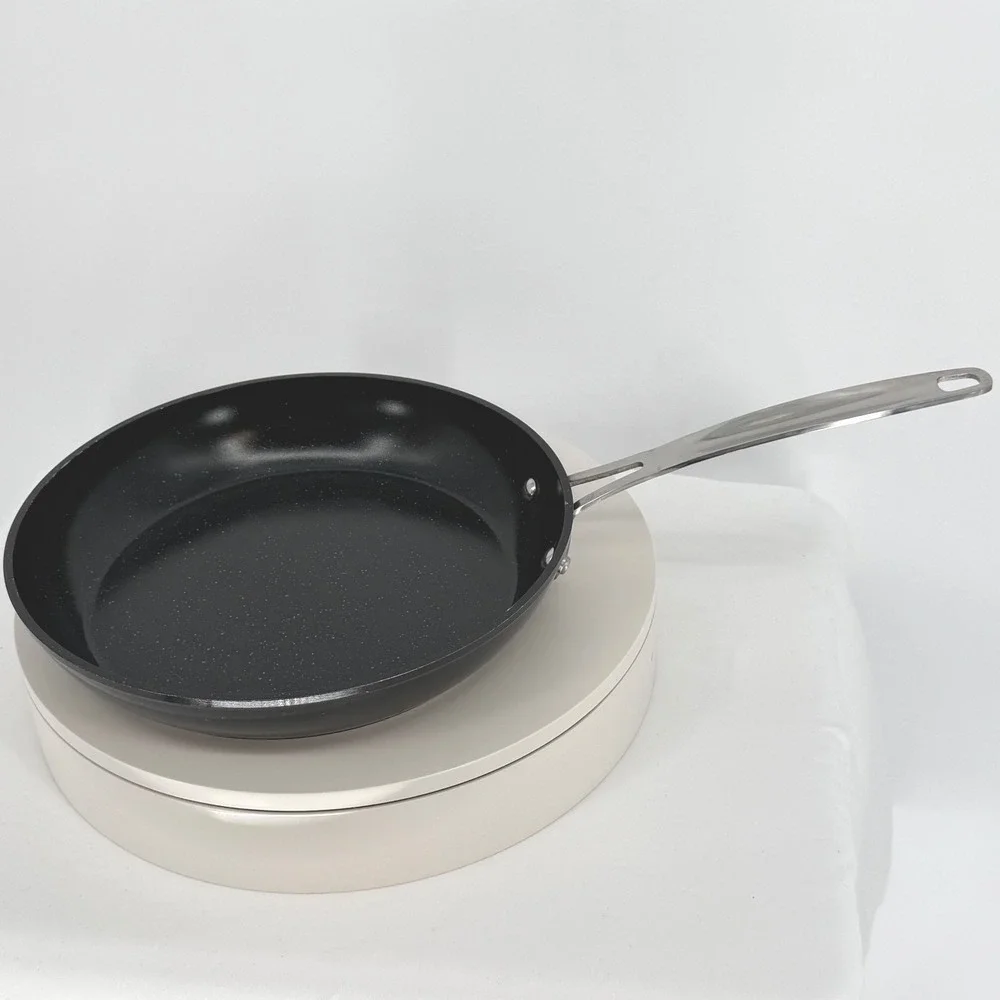Nuwave 10 Inch Nonstick Frying Pan Skillet Black Silver Handle 96-00